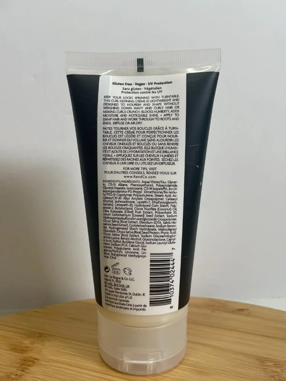 R+CO Turntable Curl Defining Creme 5.0 Fl Oz Vegan UV Protection Lightweight